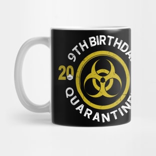 9Th Birthday 2020 Quarantined Graduation Mug